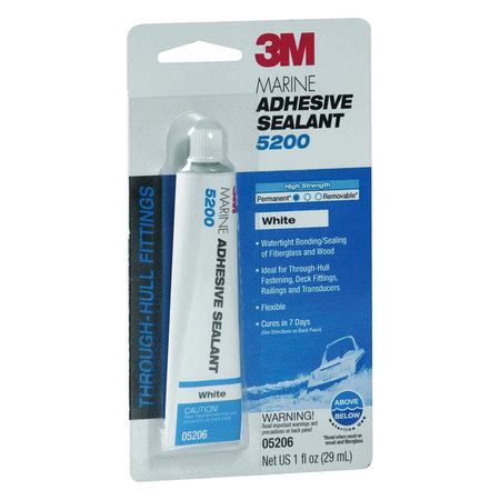 3M 3M 05206 Marine Adhesive/Sealant 5200, White / 1 oz. 7010325697